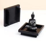 Silver Budda Incense Stick Holder