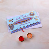 Rakhi mailer with Roli chawal and Envelope Pack of 3