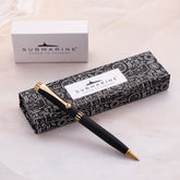 Submarine Matte Black Gold Pen