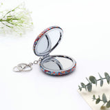 Textile Printed Compact Mirror