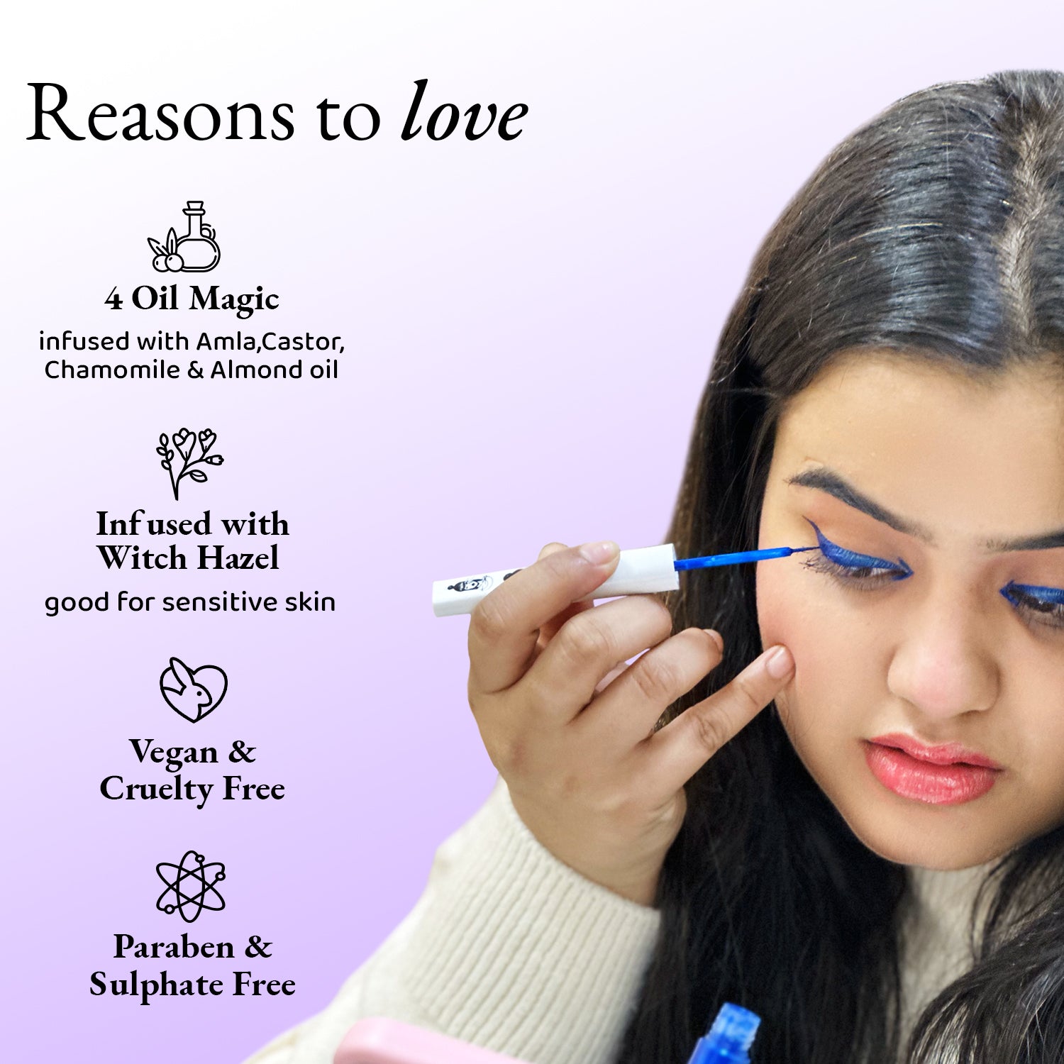 Elitty Blue Metallic Pop Coloured Eyeliner - Heaven's Calling (4ml)