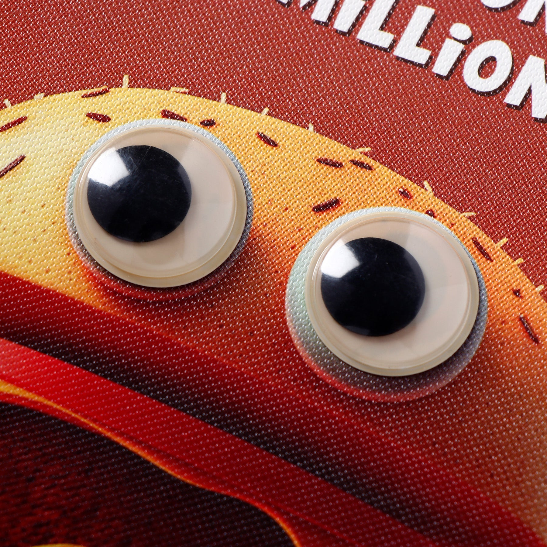 Burger Theme Googli Eyes Spiral Notebook