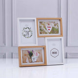 Ivory Brown Multi-Space Photo Frame