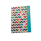 Zig Zag Printed Colourful Notebook