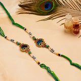 Peackock OM Premium Rakhi Rakhi Pack of 2