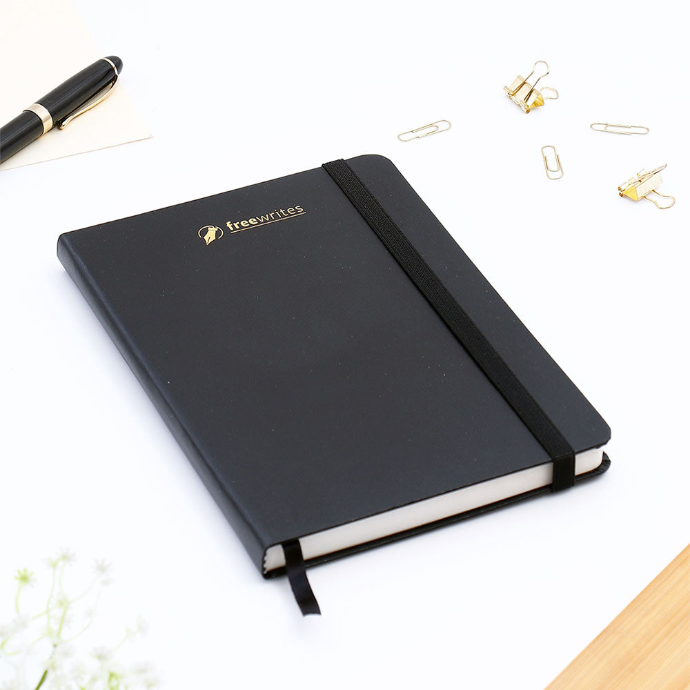 Blue Hardbound Corporate Diary with Pen