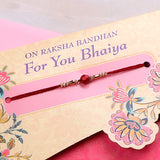 Sacred Rakhi mailer with Roli chawal and Envelope Pack of 3