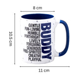 Archies Quoted Ceramic Mug - Bro 350 ml