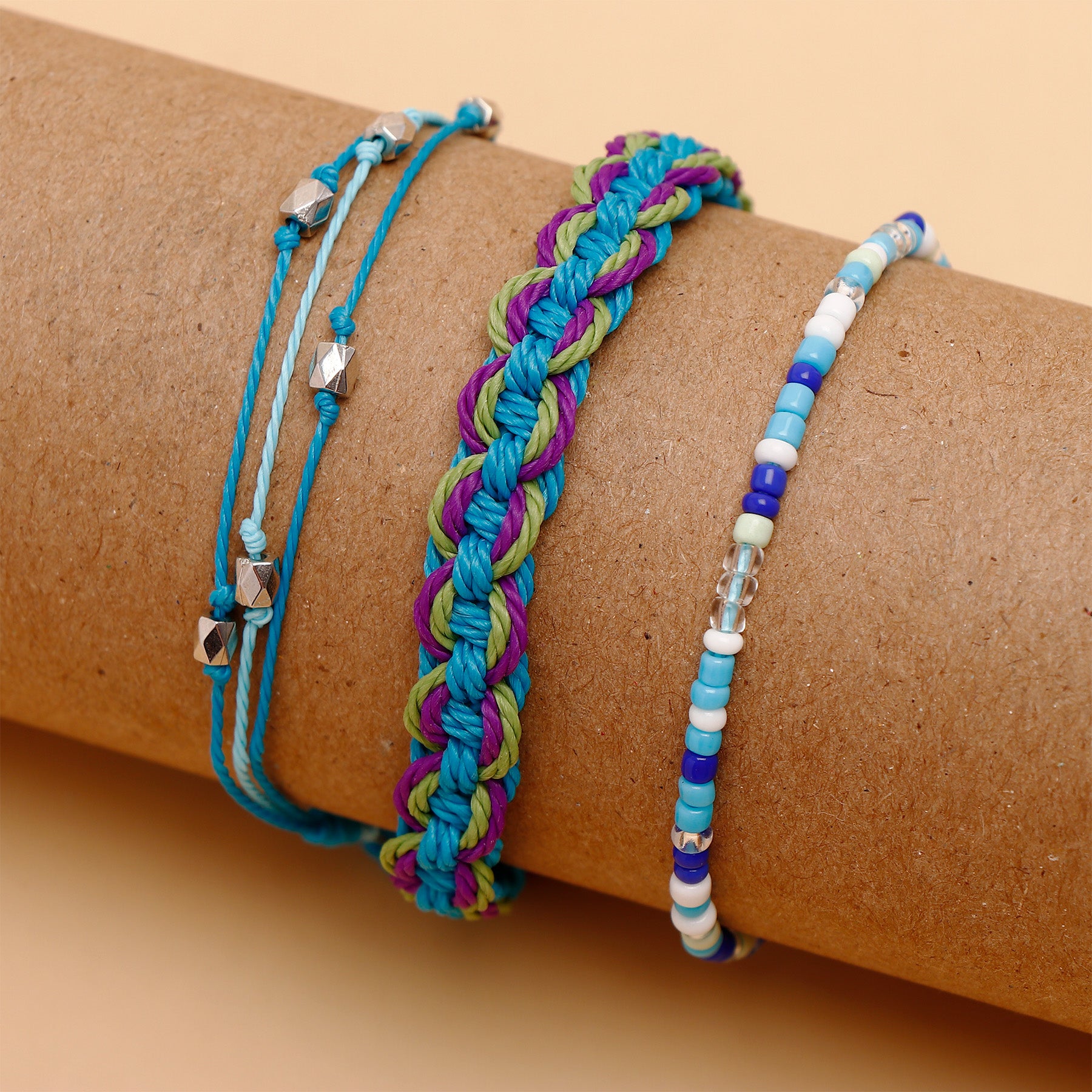 Dragon Blue Multi Layer Bracelet Set