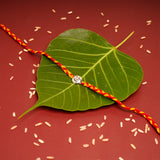 Smiley Premium Silver Rakhi