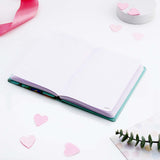 Green Floral Pattern Notebook