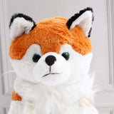 White and Brown Husky Soft Toy