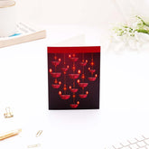 Graceful Diwali Seasons Greeting Card Pack Of 50