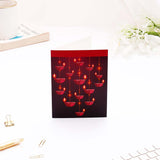 Graceful Diwali Seasons Greeting Card Pack Of 50