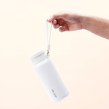 White Steel Sipper Bottle