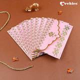 Archies Aesthetic Pastel Pink Shagun Envelopes for Occasions Pack of 10