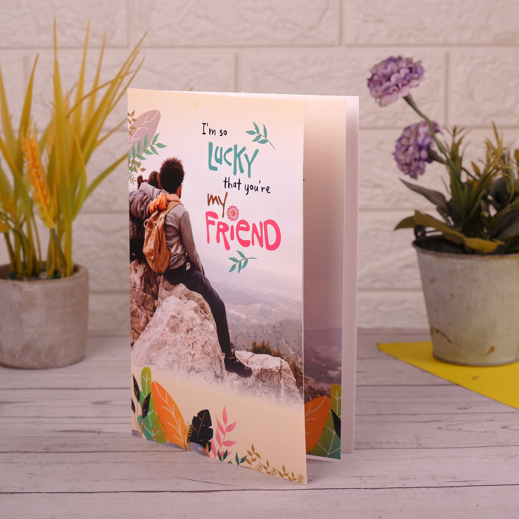 Lucky in Friendship Greeting Card