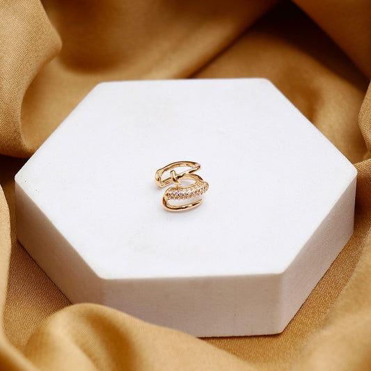 Statement Golden Earcuffs