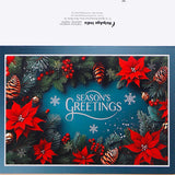 Pack Of 10 Winter Bliss Seasons Greeting Card