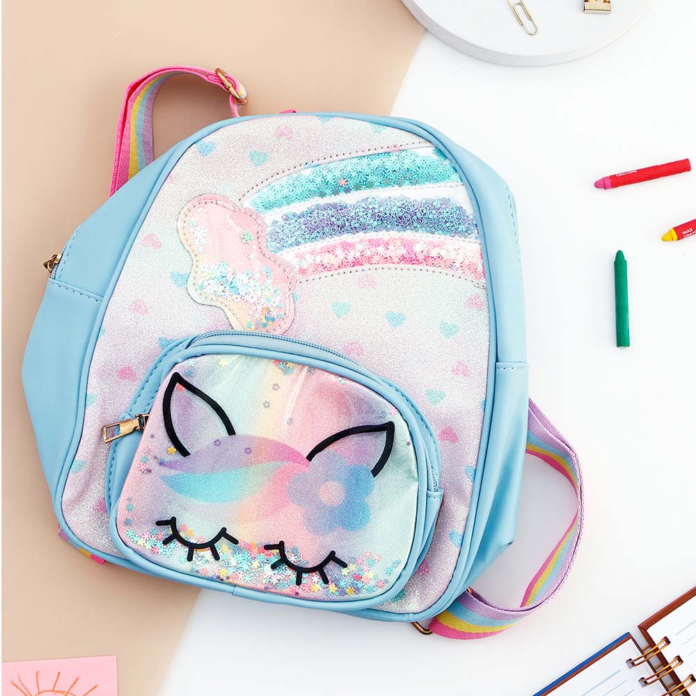 Rainbow Paradise Blue Kids Bag