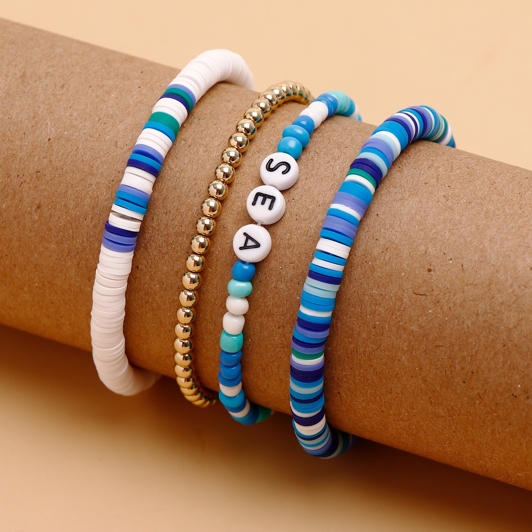 Sea Blue Multi Layer Bracelet Set
