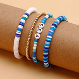 Sea Blue Multi Layer Bracelet Set