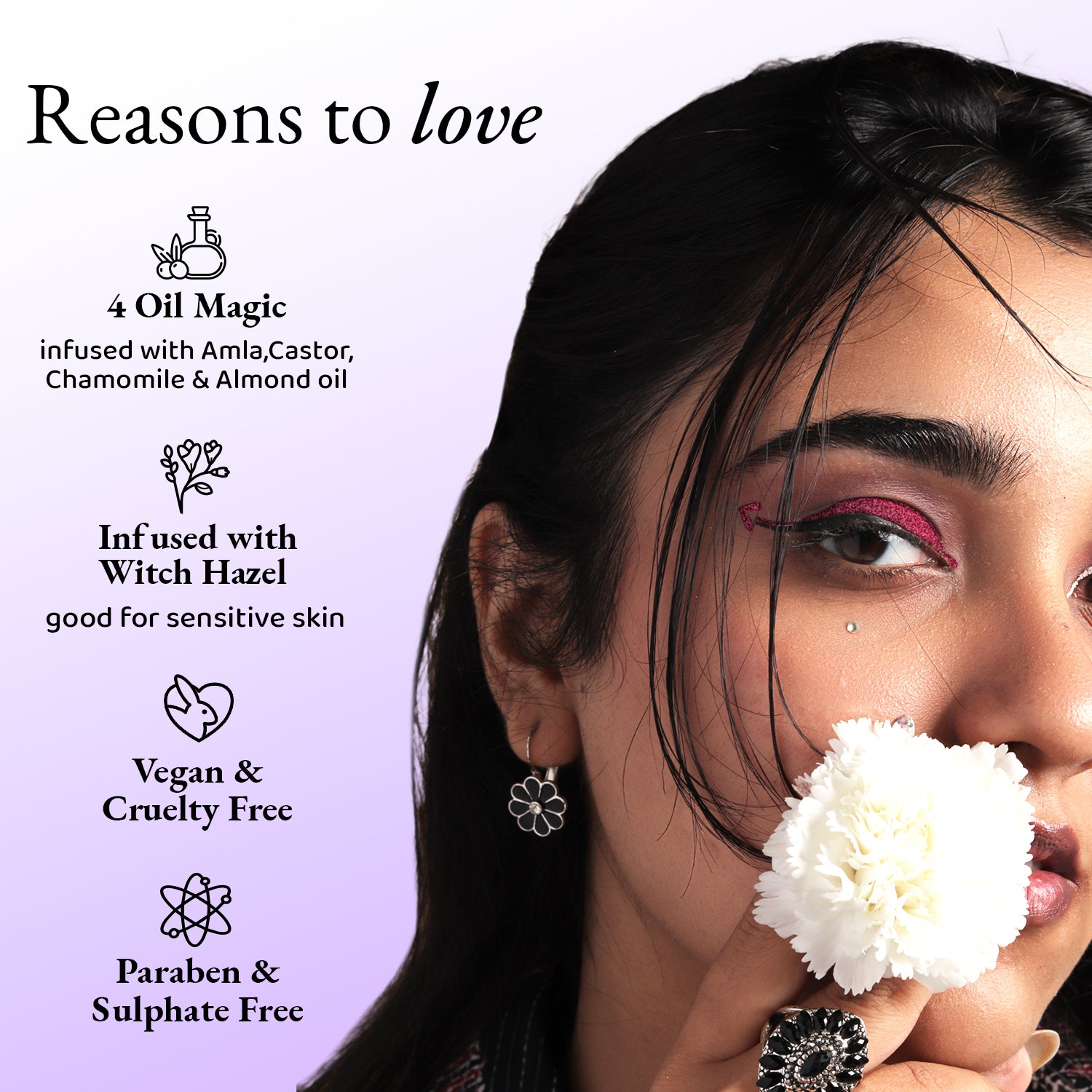 Elitty Red Metallic Pop Coloured Eyeliner - Lunar Magic (4ml)