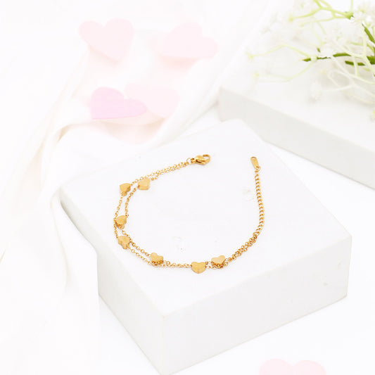 Eternal Heart Golden Bracelet
