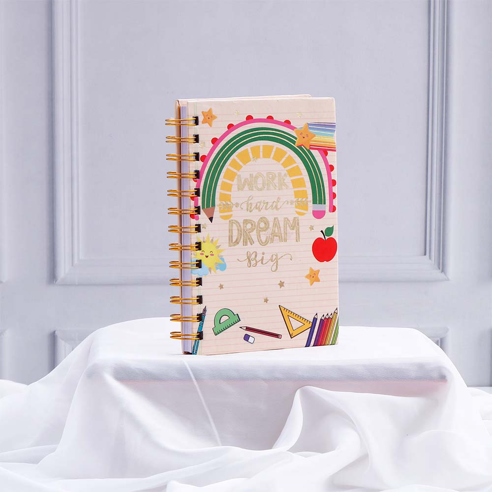 Work Hard Dream Big Spiral Notebook