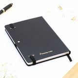 Black Hardbound Corporate Journal