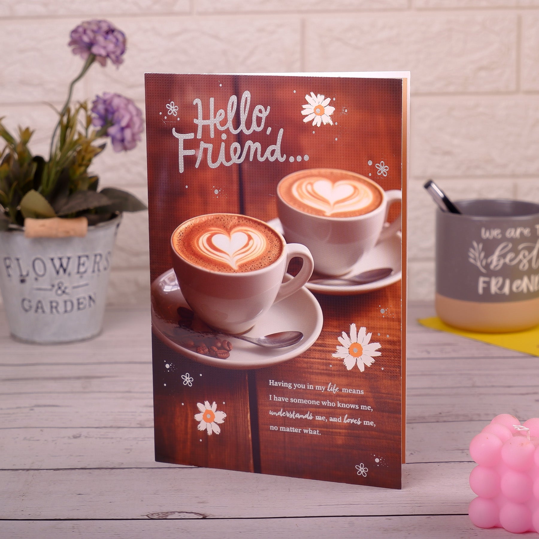 Hello Friend Greeting Card