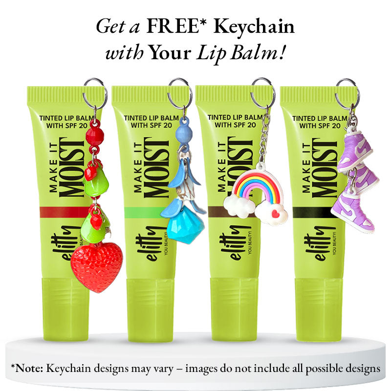 Elitty Imposter (Strawberry- Black) Lip Balm , Gentle & Safe for Everyday Use (6 GM)