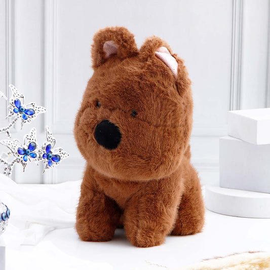 Brown Plush Dog Soft Toy