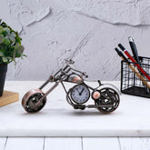 Retro Motorcycle Desk Clock