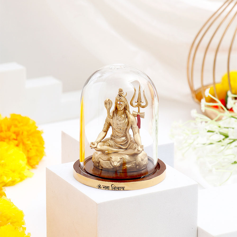 Tapasvi Mahadev Idol - Gold