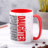 Archies Quoted Ceramic Mug - Daughter