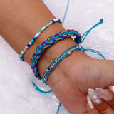 Dragon Blue Multi Layer Bracelet Set
