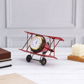Aircraft Table Clock - Red
