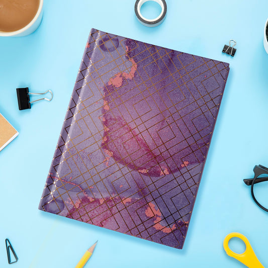 Purple aesthetic notebook