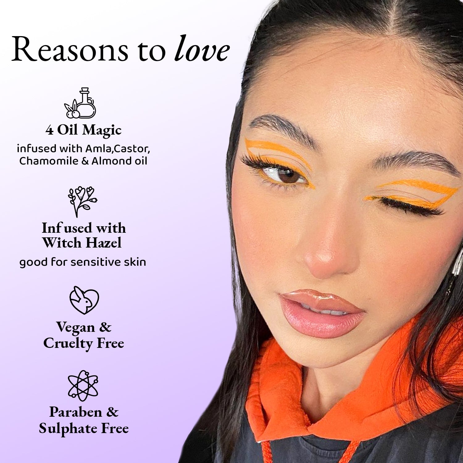 Elitty Orange Matte Pop Coloured Eyeliner - Devil's Advocate (4ml)