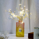 Blue and White Accents Cherry Blossom Vase