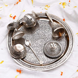 Silver Pooja Thali Set