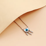 Silver Evil Eye Chain Pendant