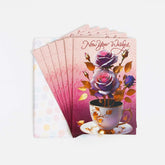 Pack of 6 Special New Year Greeting Card with Envelope