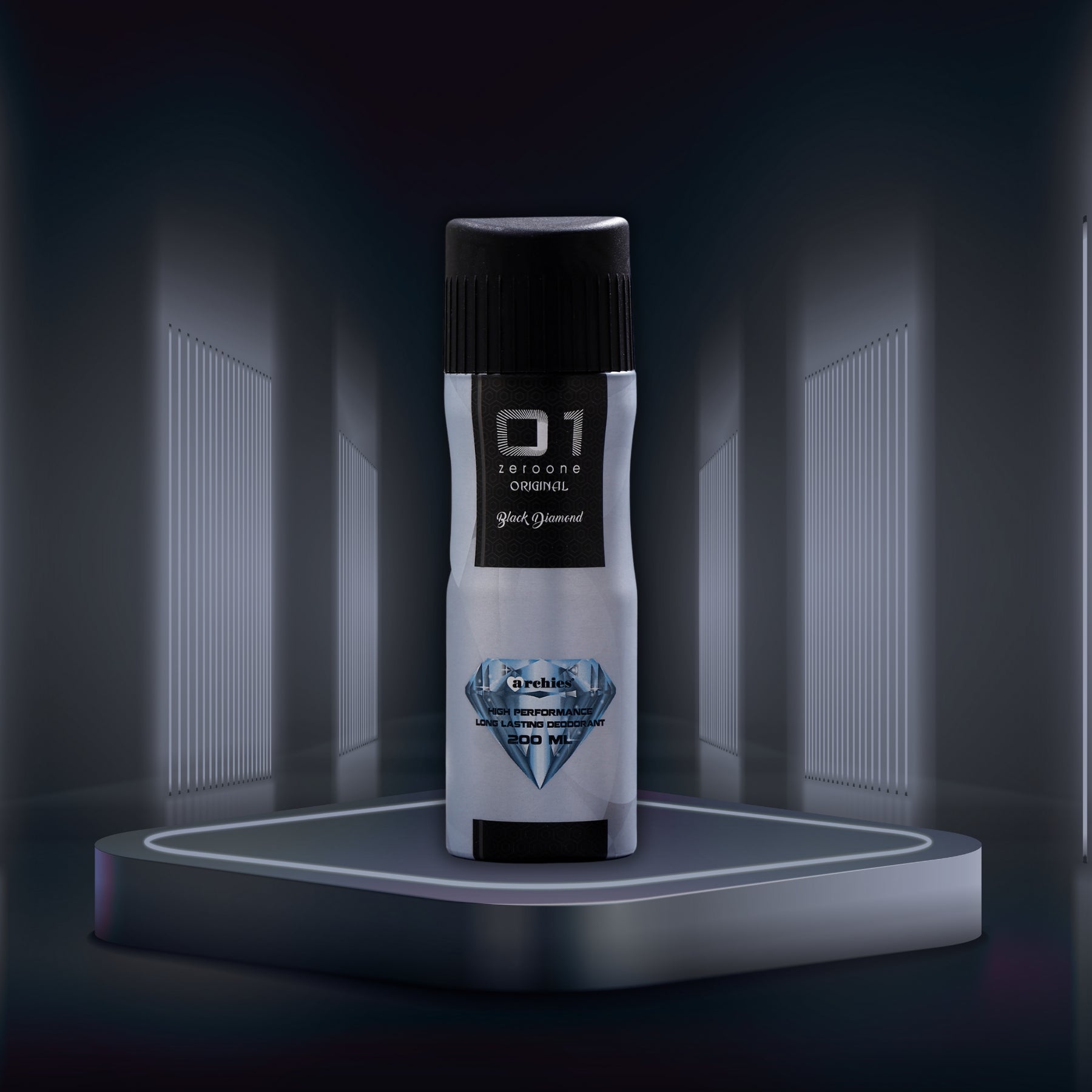 ARCHIES Black Diamond Deo Original Deodorant Spray  -  For Men & Women (200 ml)