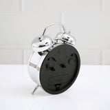 Orange and Silver Twin Bell Alarm Clock