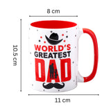 Archies World's Greatest Dad Quoted Mug