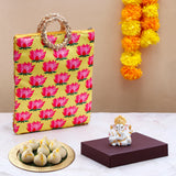 Shree Ganesha Idol with Bag and Modak