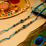 Beaded Evil Eye Rakhi Pack of 2