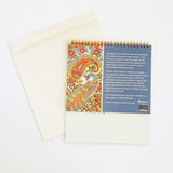 Textiles 2026 Desk Top Calendar With Envelope